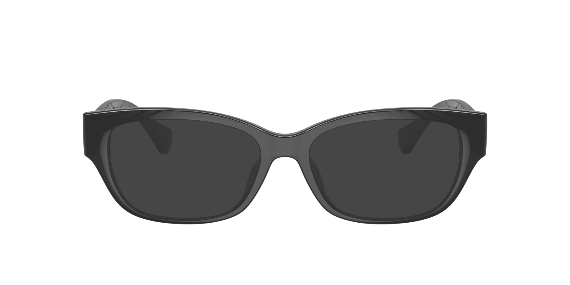 RA7165U Shiny Transparent Black PlasticEyeglass Frames for Glasses Direct, with Tinted Lenses