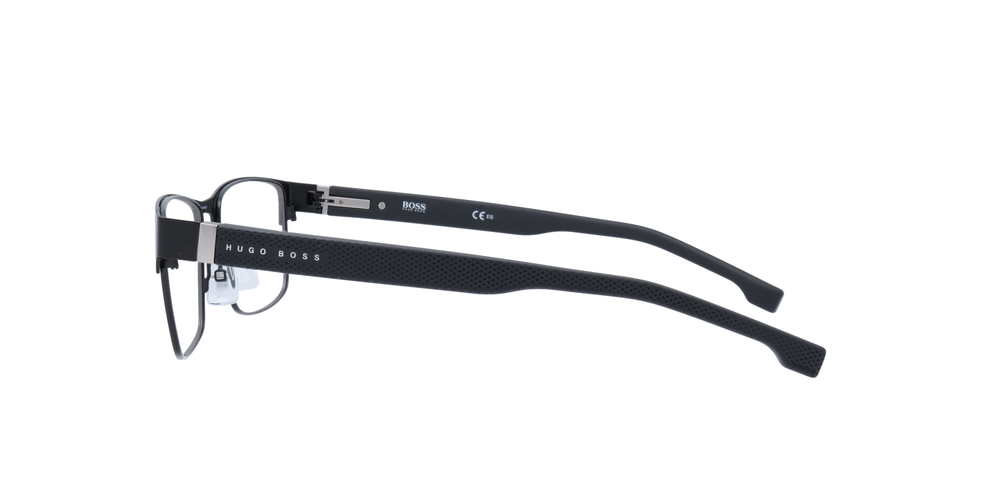BOSS 1040 Black MetalEyeglass Frames for Glasses Direct, Side View