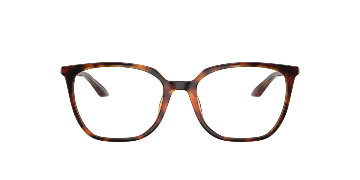 Armani Exchange Women's Shiny Havana Irregular Plastic Eyeglasses Online - Full Rim - Ax3142u