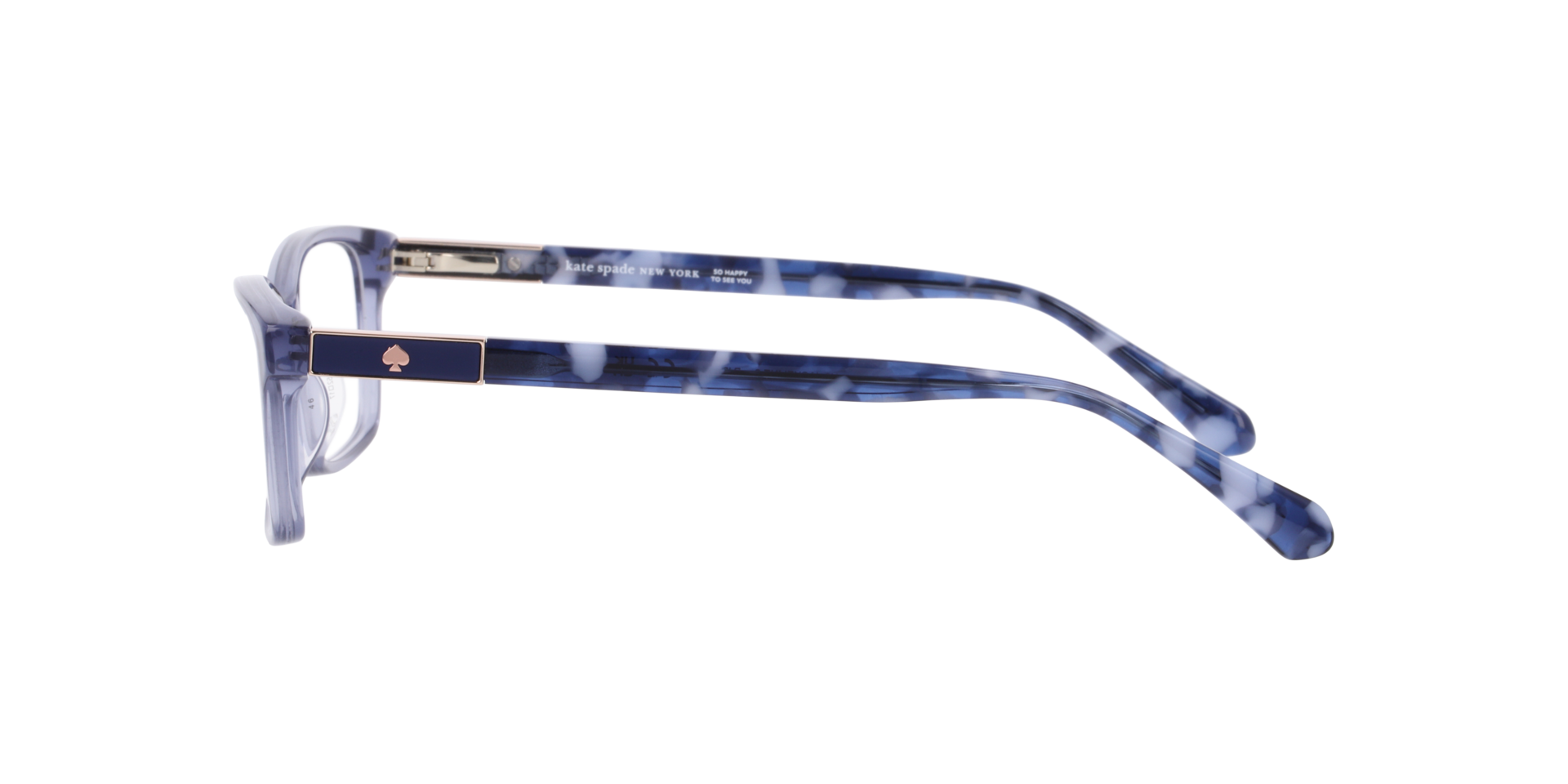 Ks Jackeline 2 Tortoise Blue AcetateEyeglass Frames for Glasses Direct, Side View