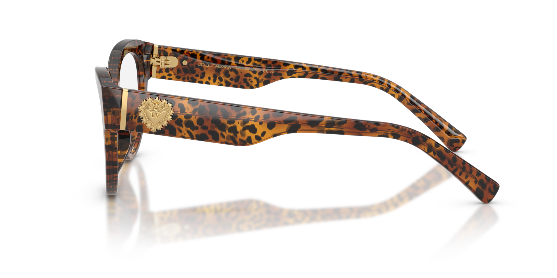 DG3440 Leo Transparent AcetateEyeglass Frames for Glasses Direct, Side View
