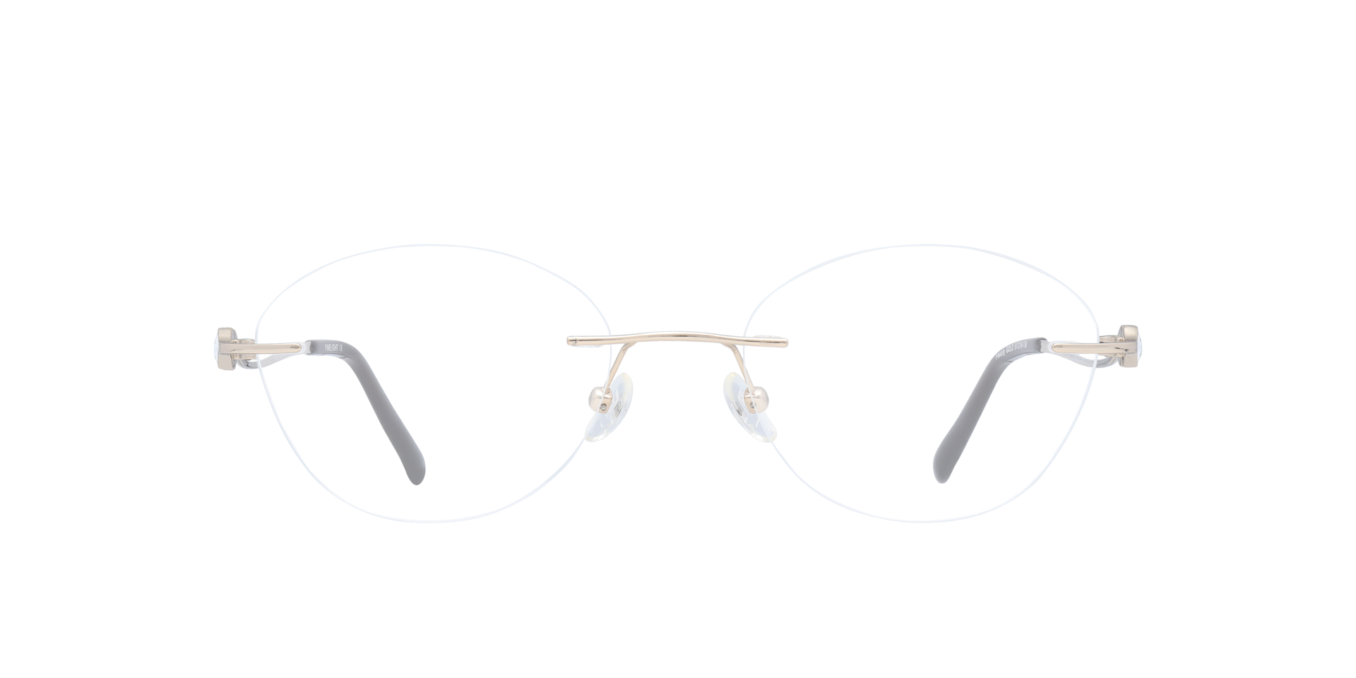 Felicity Gold TitaniumEyeglass Frames for Glasses Direct, Front View