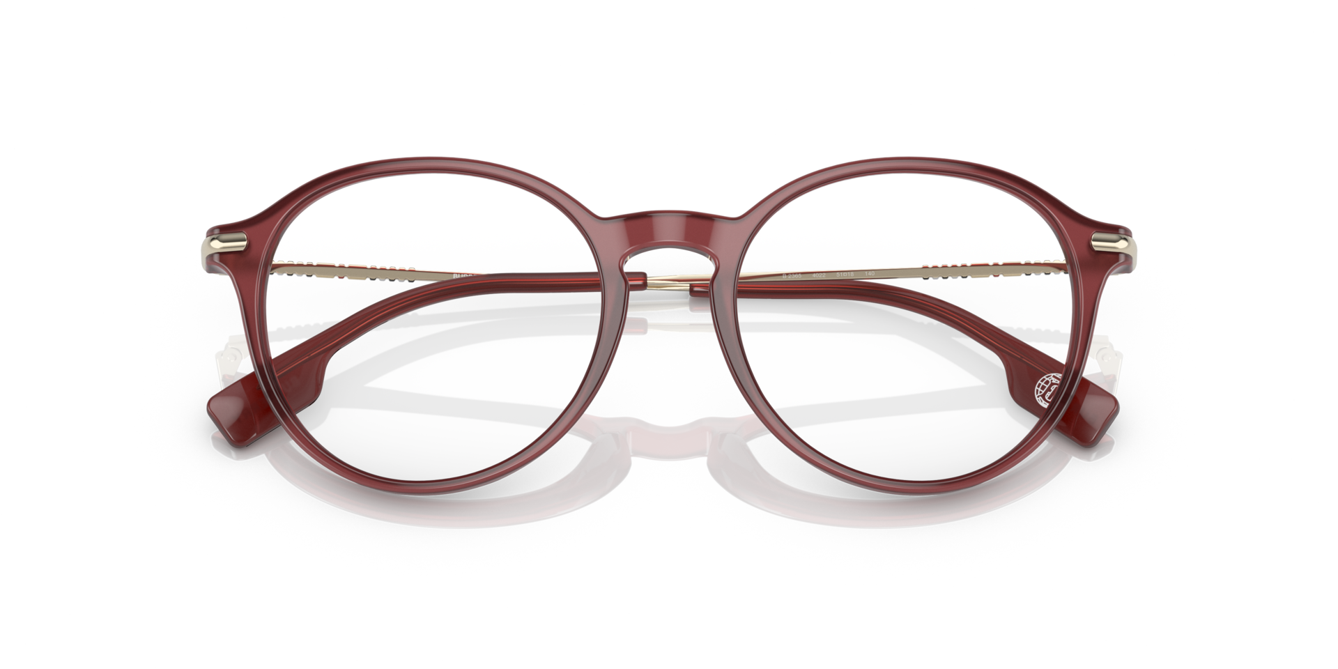 BE2365 Bordeaux AcetateEyeglass Frames for Glasses Direct, Closed View