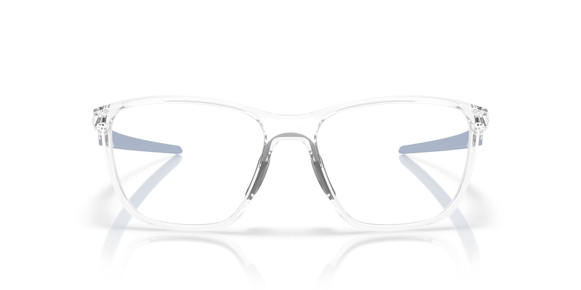 Futurity RS Polished Clear PlasticEyeglass Frames for Glasses Direct, Front View