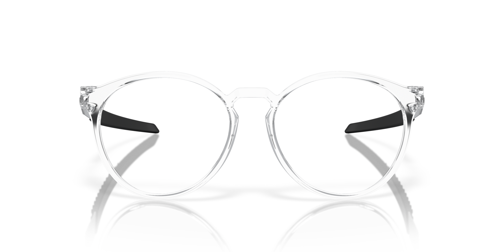 Exchange R Polished Clear PlasticEyeglass Frames for Glasses Direct, Front View