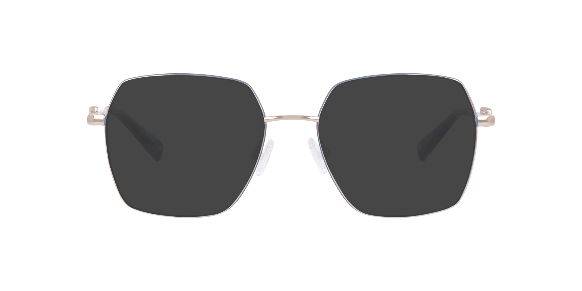 Cumai Gold MetalEyeglass Frames for Glasses Direct, with Tinted Lenses