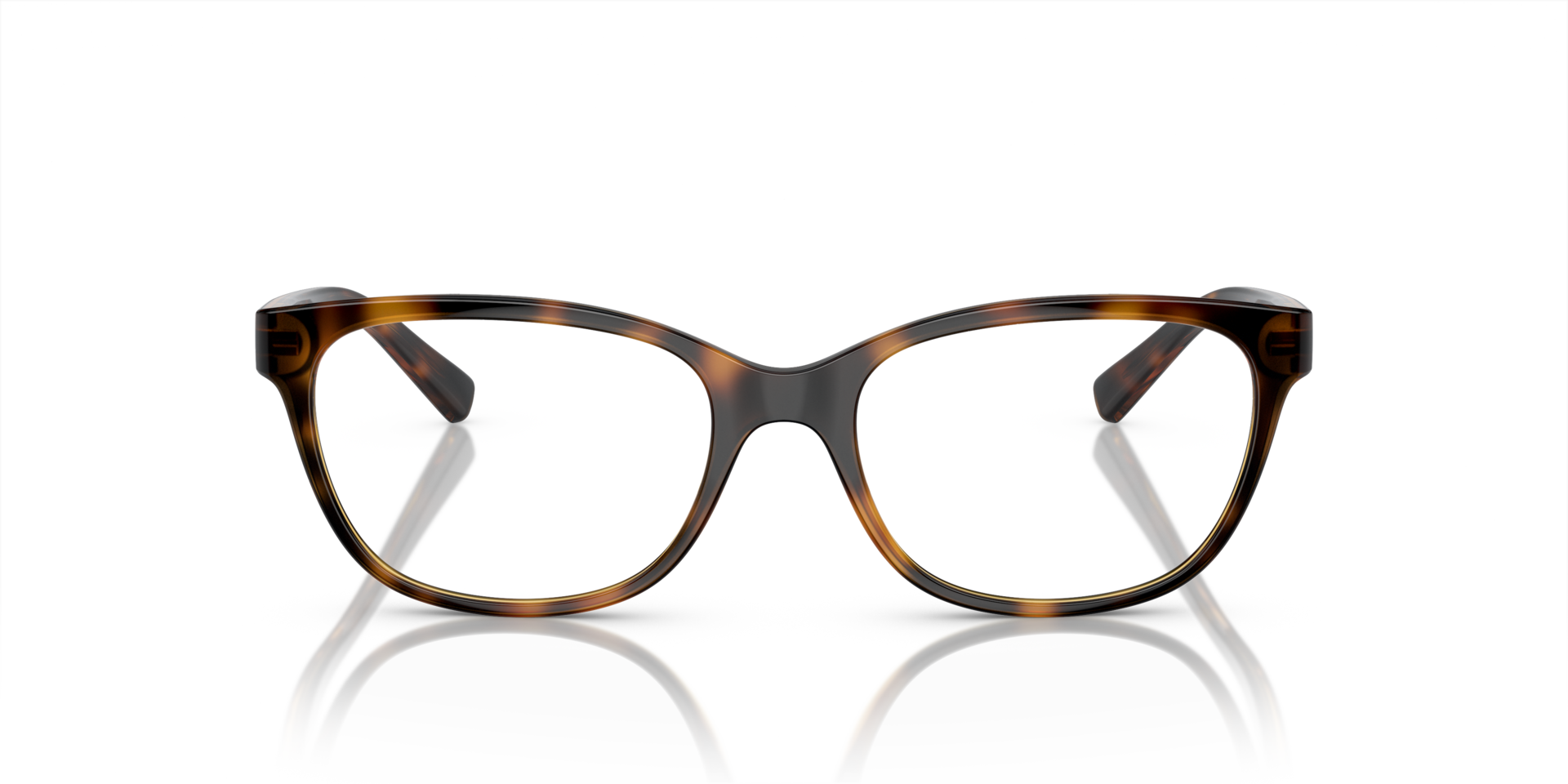 AX3037 Shiny Havana PlasticEyeglass Frames for Glasses Direct, Front View