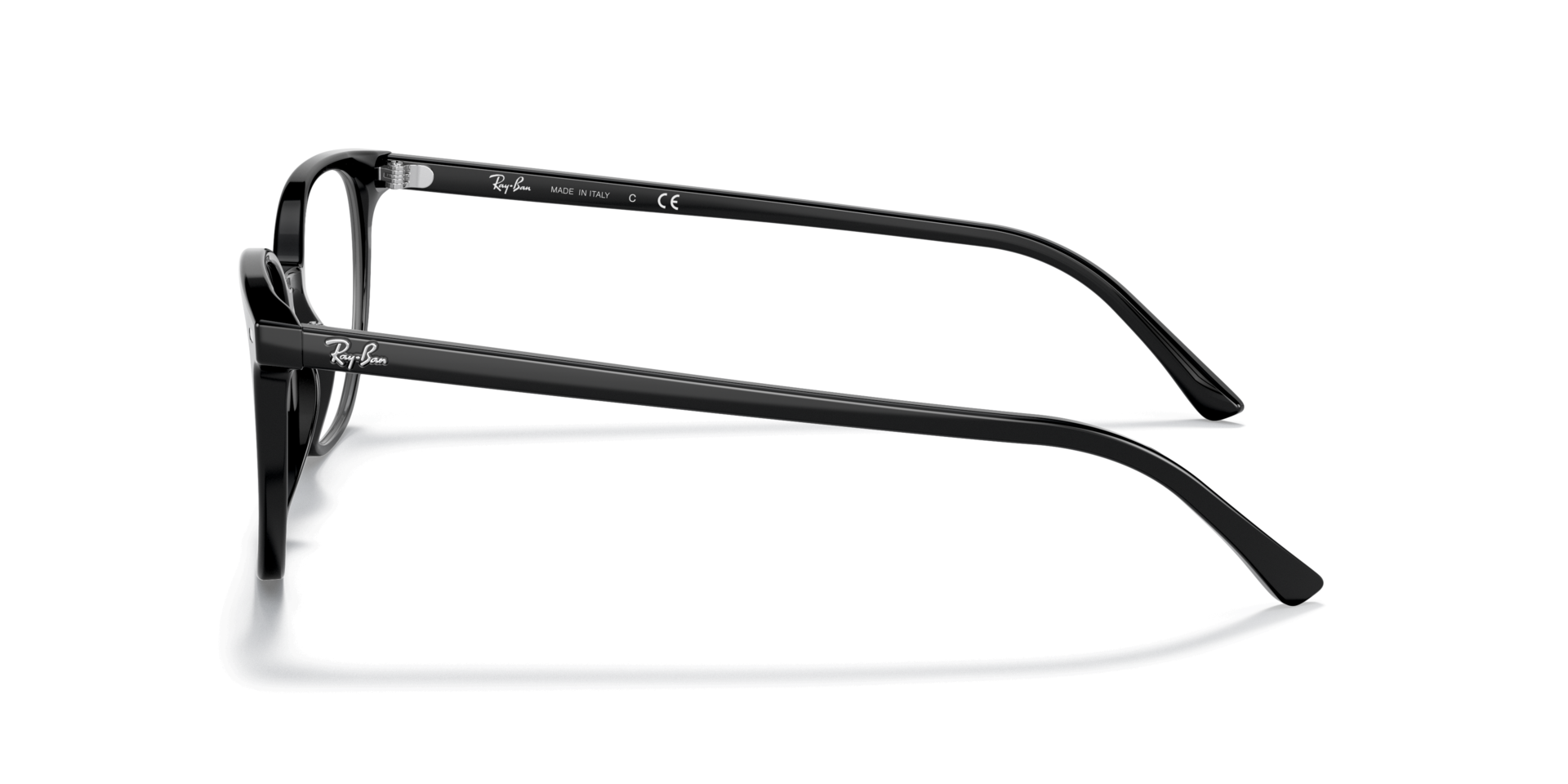 RB5397 Black AcetateEyeglass Frames for Glasses Direct, Side View