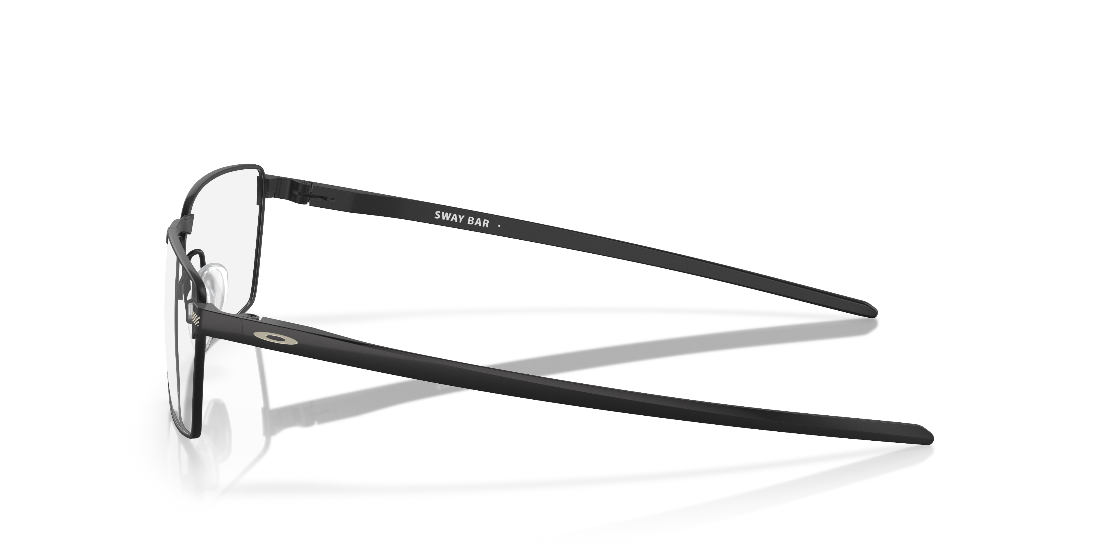 Sway Bar Satin Black TitaniumEyeglass Frames for Glasses Direct, Side View