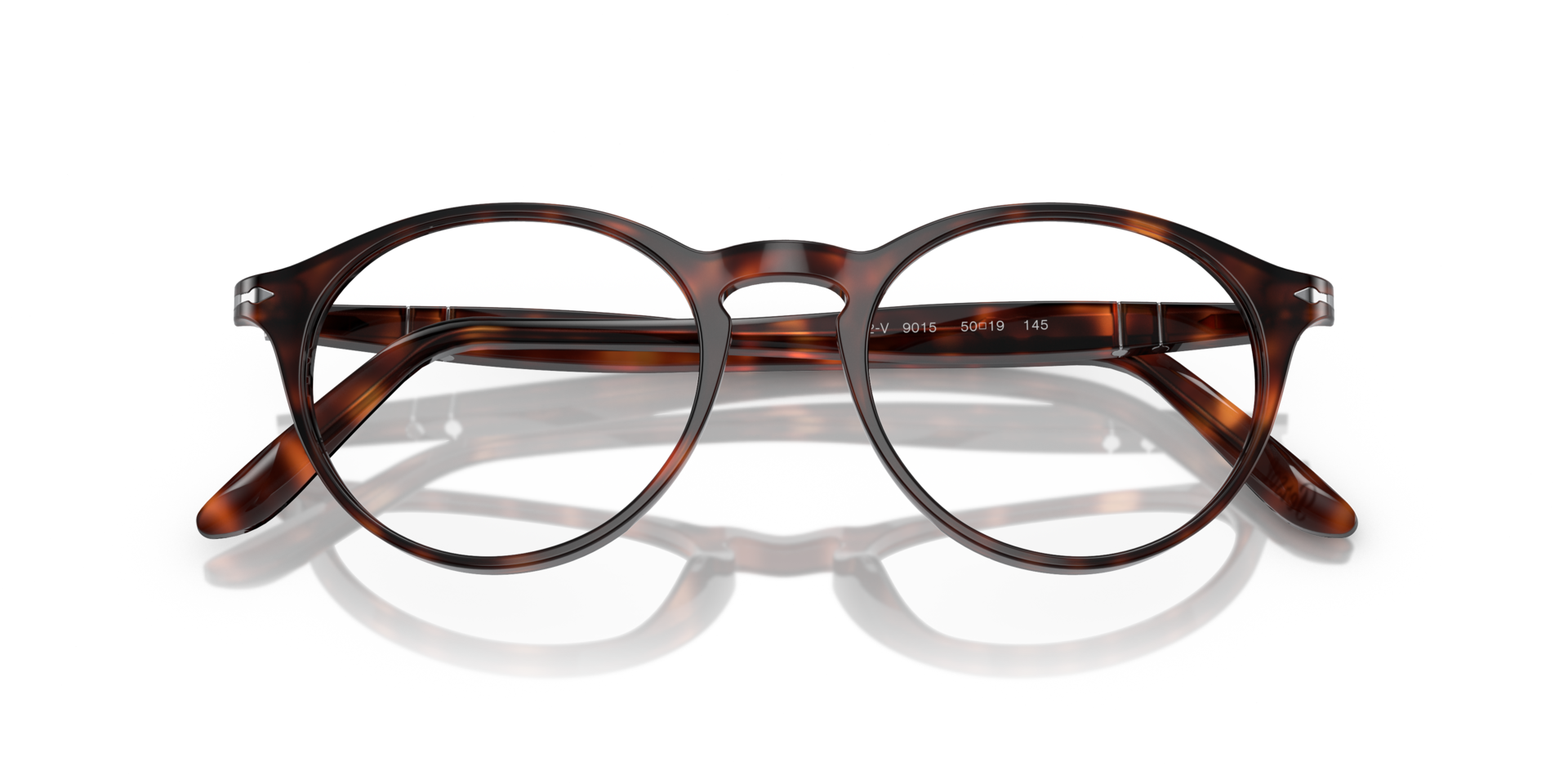 PO3092V Havana AcetateEyeglass Frames for Glasses Direct, Closed View