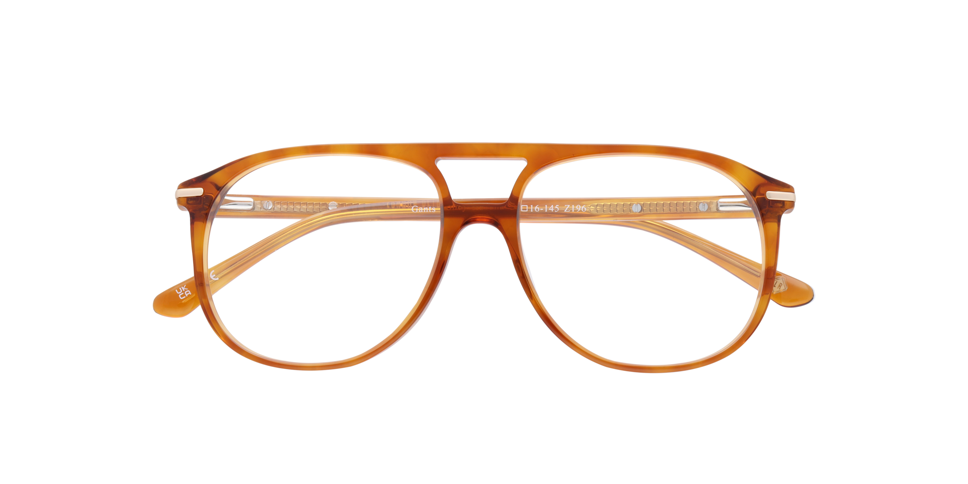 Gants Honey Havana AcetateEyeglass Frames for Glasses Direct, Closed View