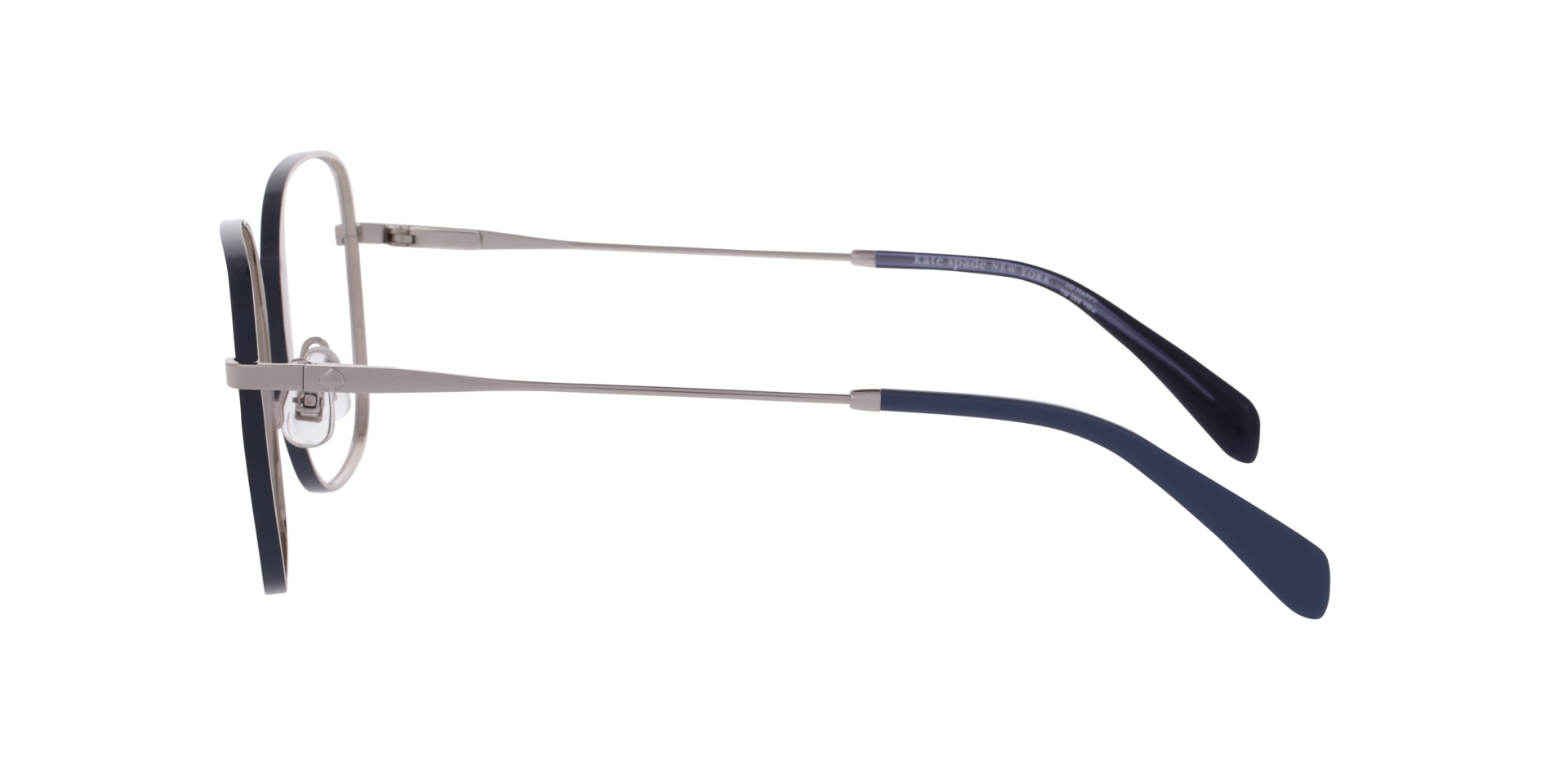 KS JOSEE 2/G Blue Silver MetalEyeglass Frames for Glasses Direct, Side View