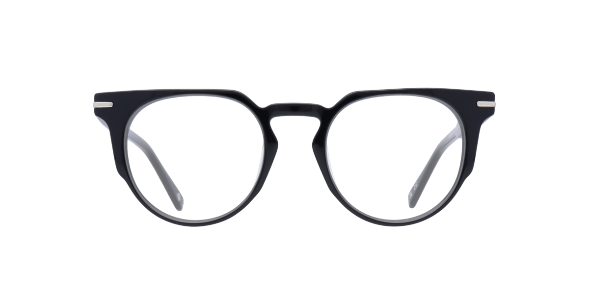 London Retro Unisex Black Phantos Acetate Eyeglasses Online - Full Rim - Goldhawk