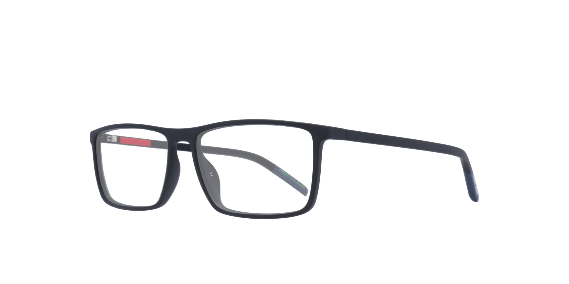 TJ 0019 Black PlasticEyeglass Frames for Glasses Direct, Angle View
