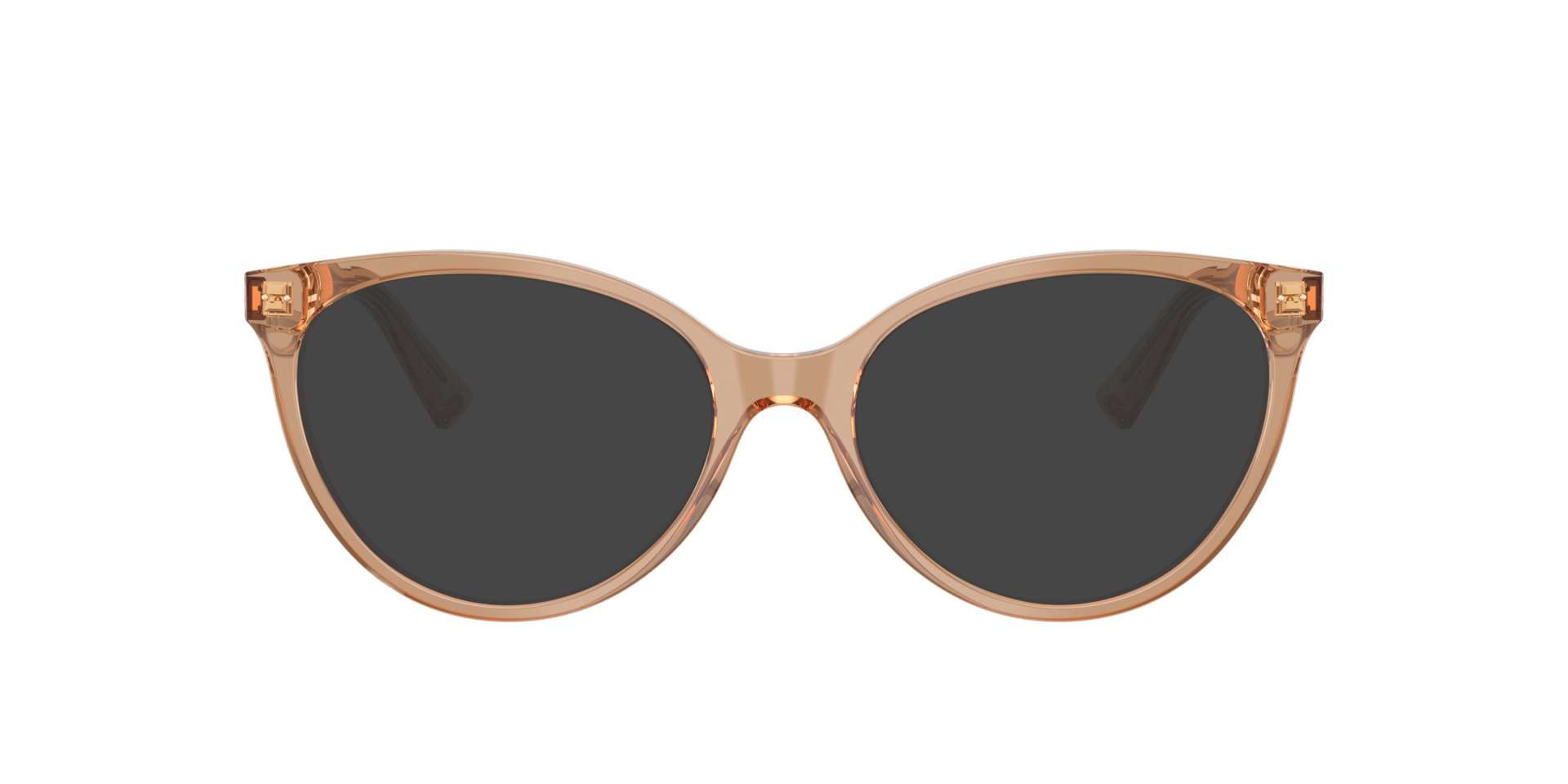 JC3047 Transparent Tan AcetateEyeglass Frames for Glasses Direct, with Tinted Lenses