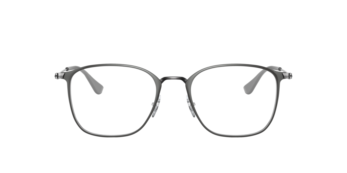 Ray-Ban Eyeglasses Optics - Gunmetal Frame Clear Lenses 49-19, RB6466 - Image 4