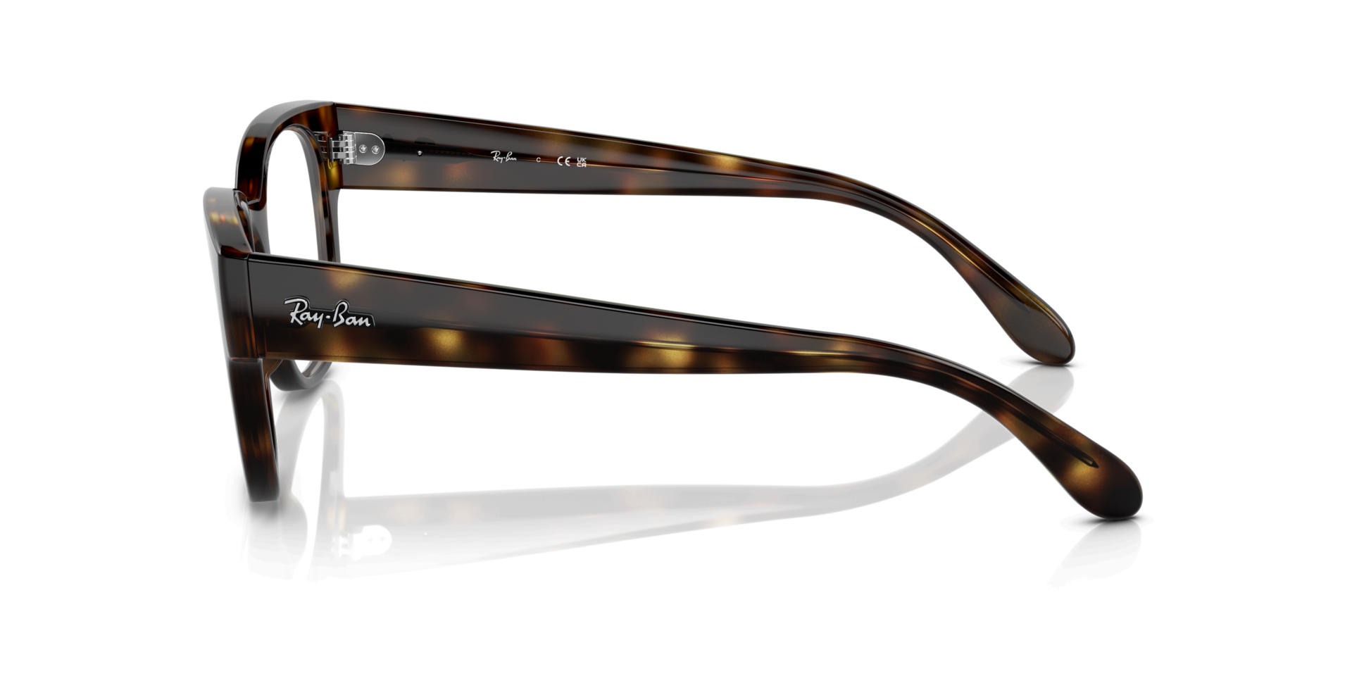 RB7210 Havana PlasticEyeglass Frames for Glasses Direct, Side View