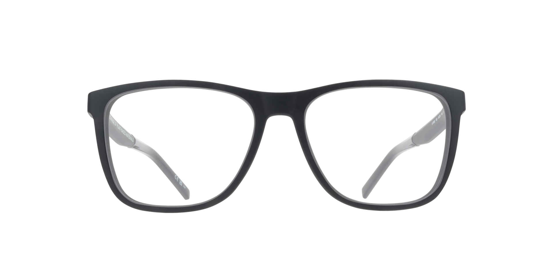 LV 5050 Black PlasticEyeglass Frames for Glasses Direct, Front View