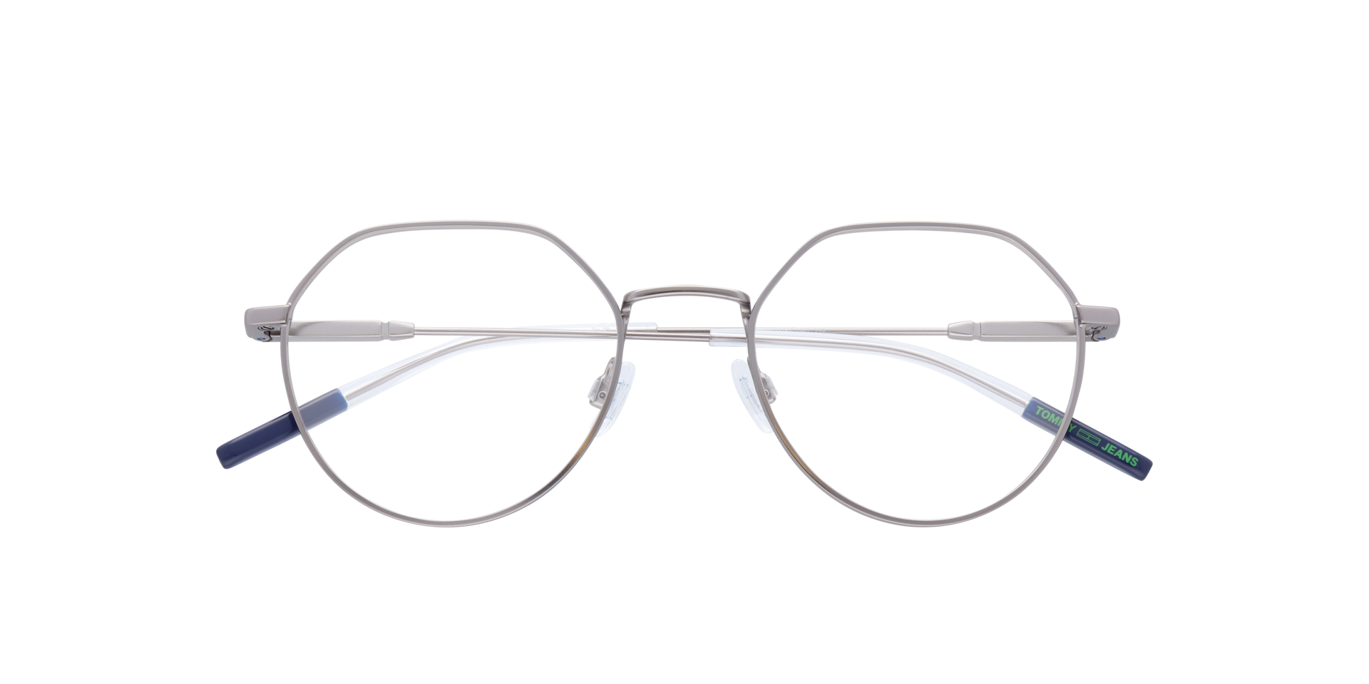 TJ 0090 Silver MetalEyeglass Frames for Glasses Direct, Closed View