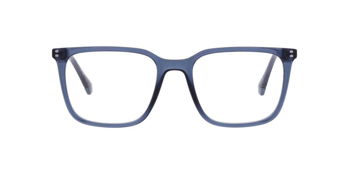 Blue square Plastic eyeglasses Online - Full Rim - PLD D580