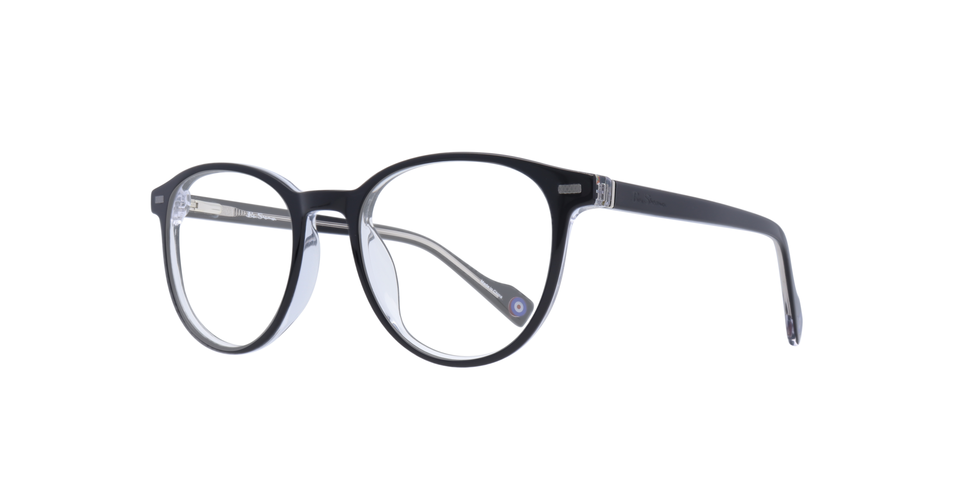 York Black MetalEyeglass Frames for Glasses Direct, Angle View