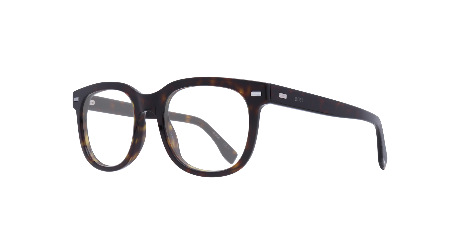 BOSS 1444/N Tortoise AcetateEyeglass Frames for Glasses Direct, Angle View