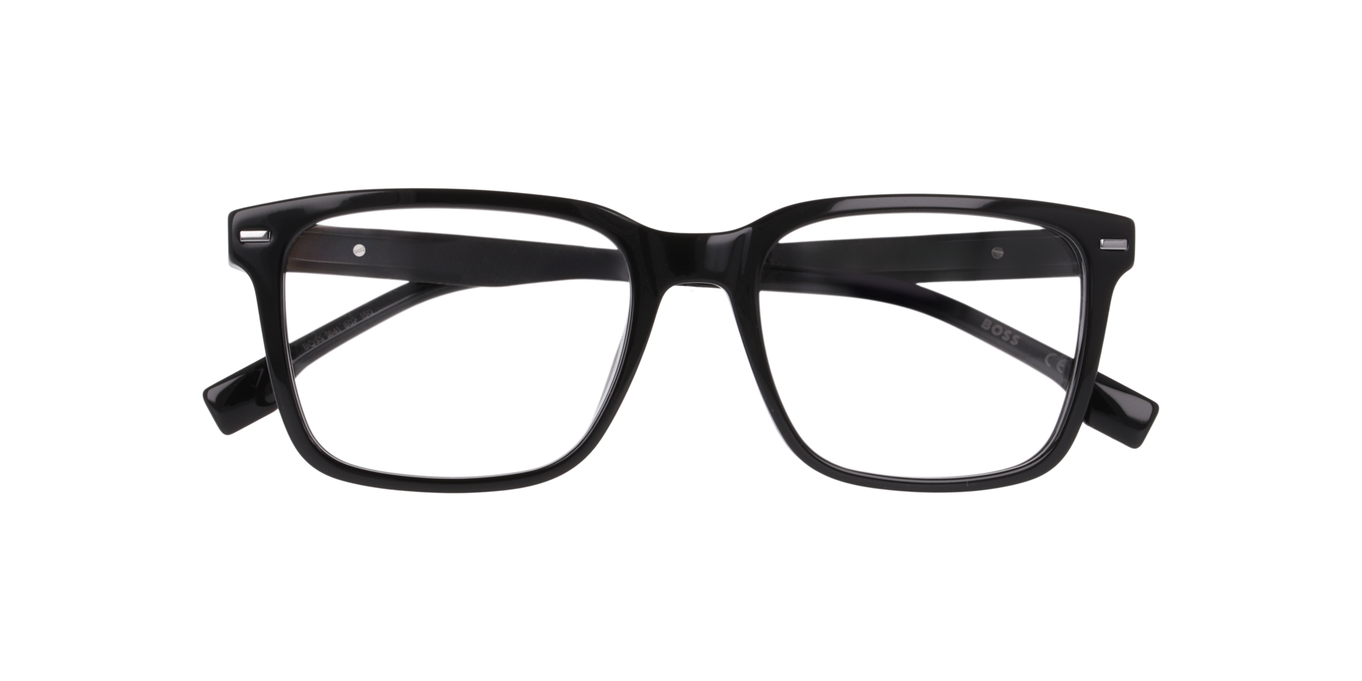 BOSS 1841 Black AcetateEyeglass Frames for Glasses Direct, Closed View