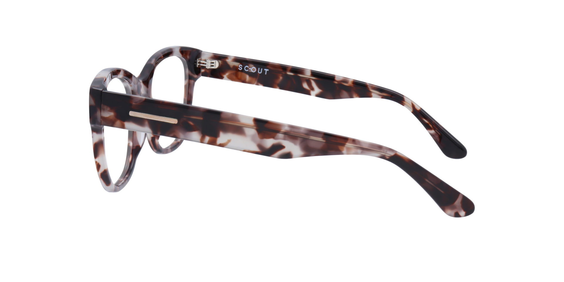Gabriella Light Pink Havana AcetateEyeglass Frames for Glasses Direct, Side View
