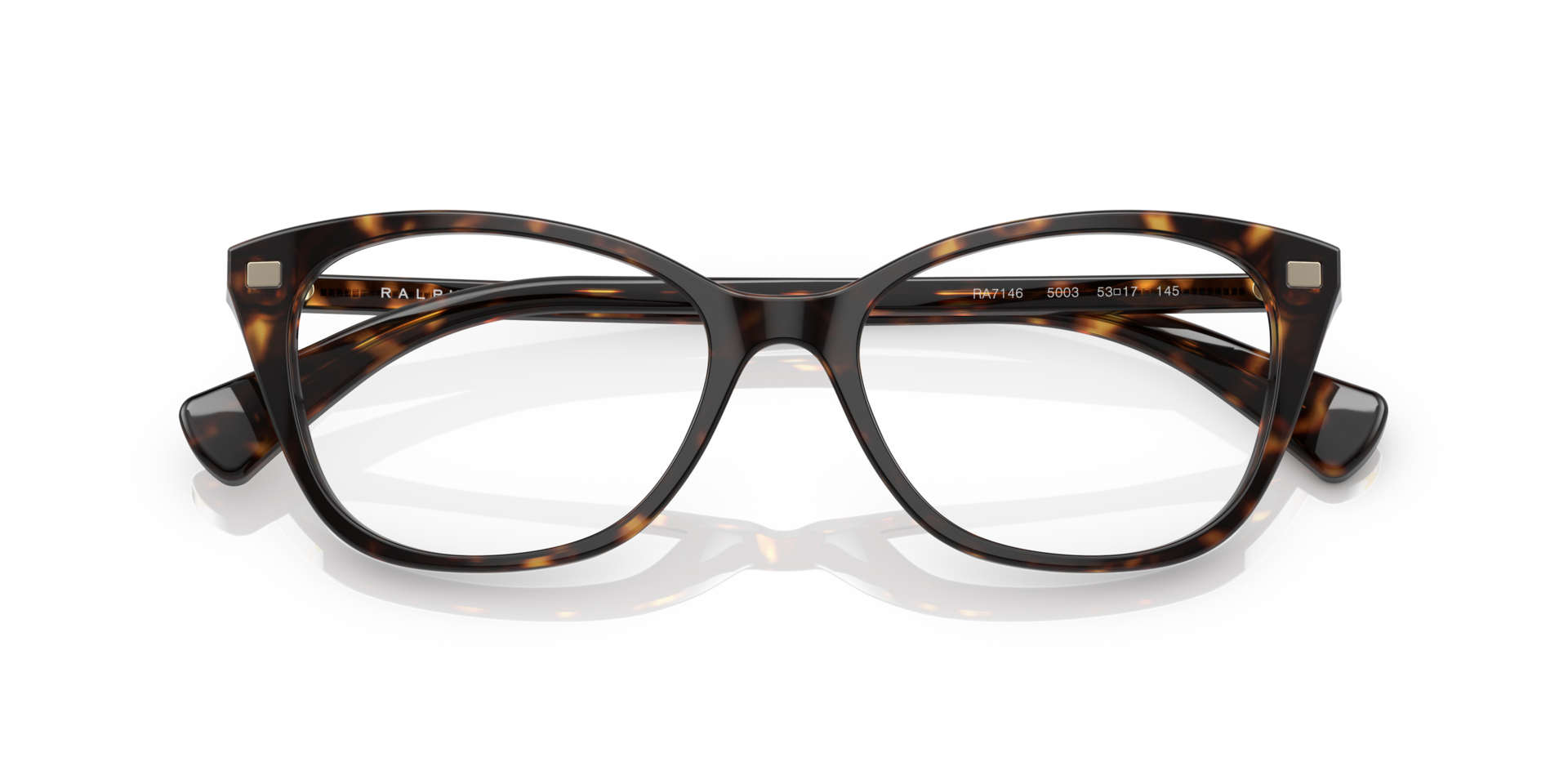 RA7146 Shiny Havana AcetateEyeglass Frames for Glasses Direct, Closed View