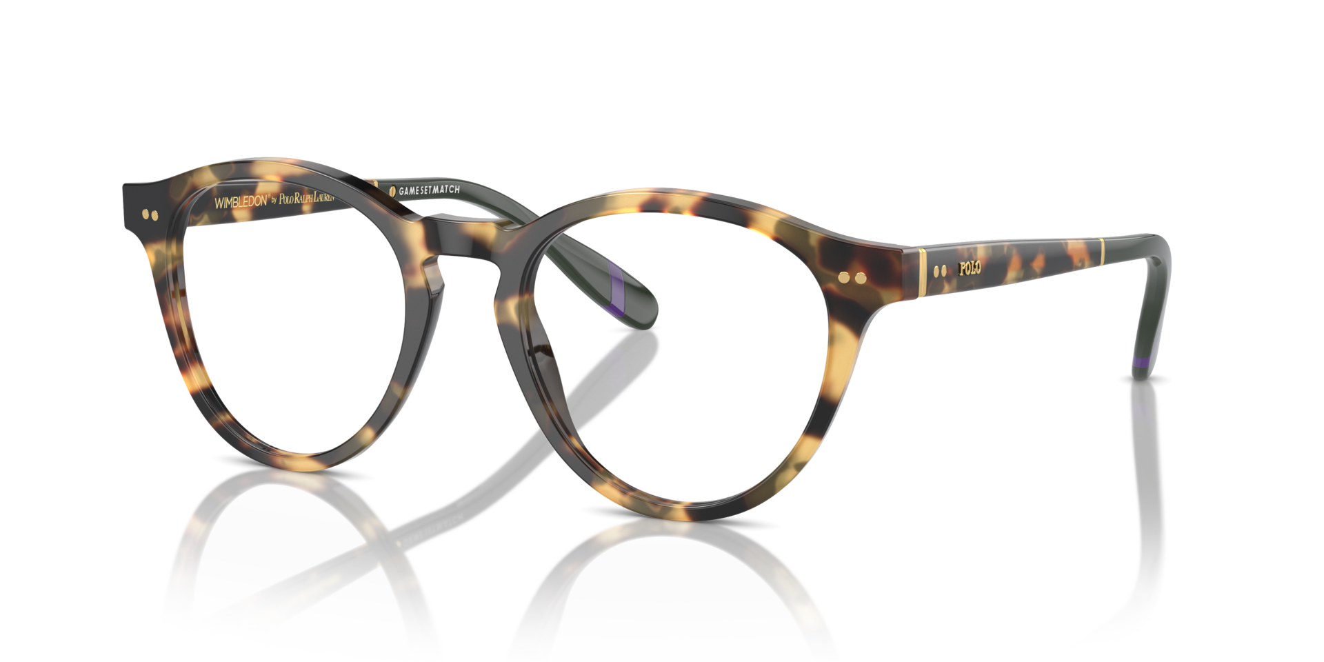 PH2268 Shiny Tortoise Brown AcetateEyeglass Frames for Glasses Direct, Angle View