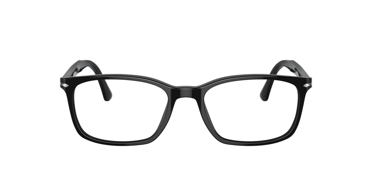 Persol Men's Black Square Acetate Eyeglasses Online - Full Rim - Po3189v