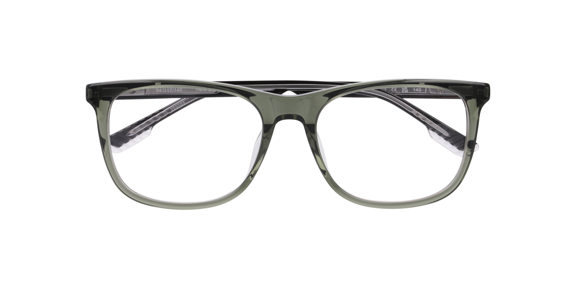 Nb4193 Green AcetateEyeglass Frames for Glasses Direct, Closed View