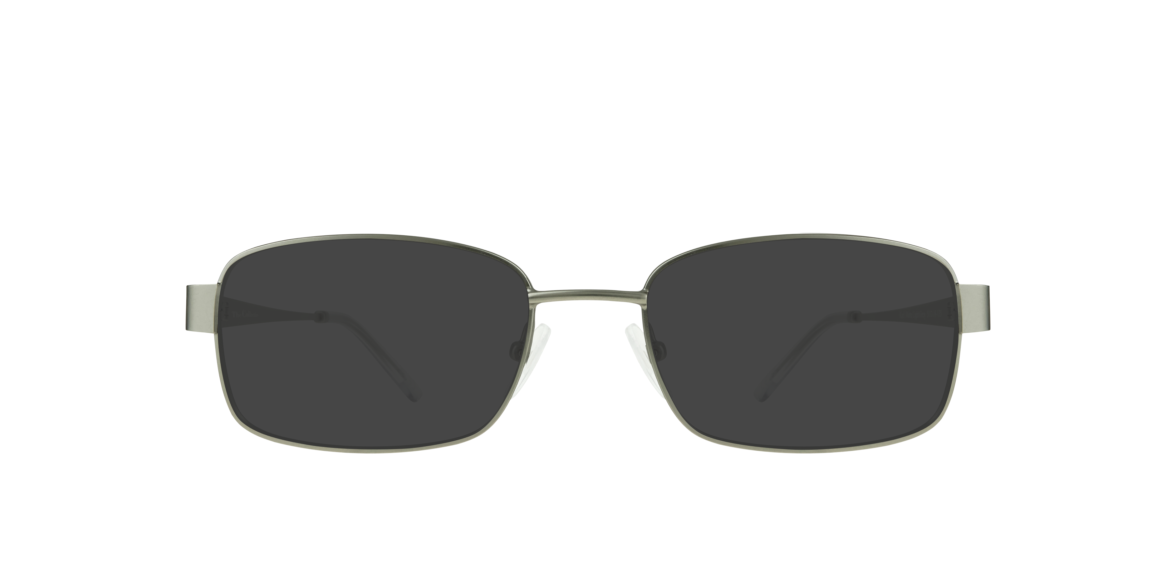 Karl Matte Light Grey MetalEyeglass Frames for Glasses Direct, with Tinted Lenses