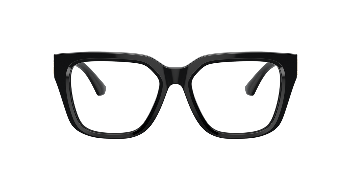 Burberry Women's Black Square Acetate Eyeglasses Online - Full Rim - Be2403