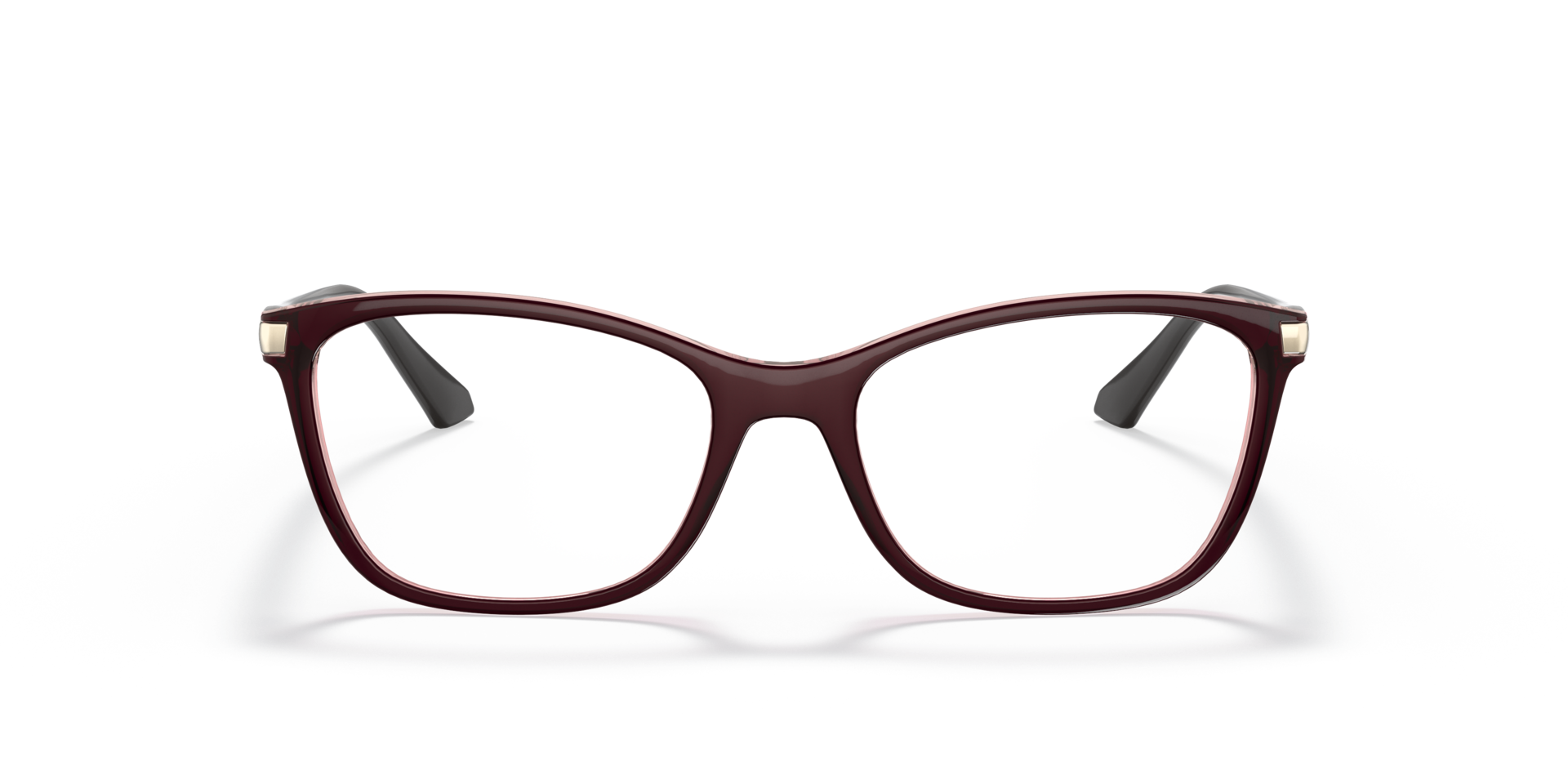 VO5378 Top Brown & Pink PlasticEyeglass Frames for Glasses Direct, Front View