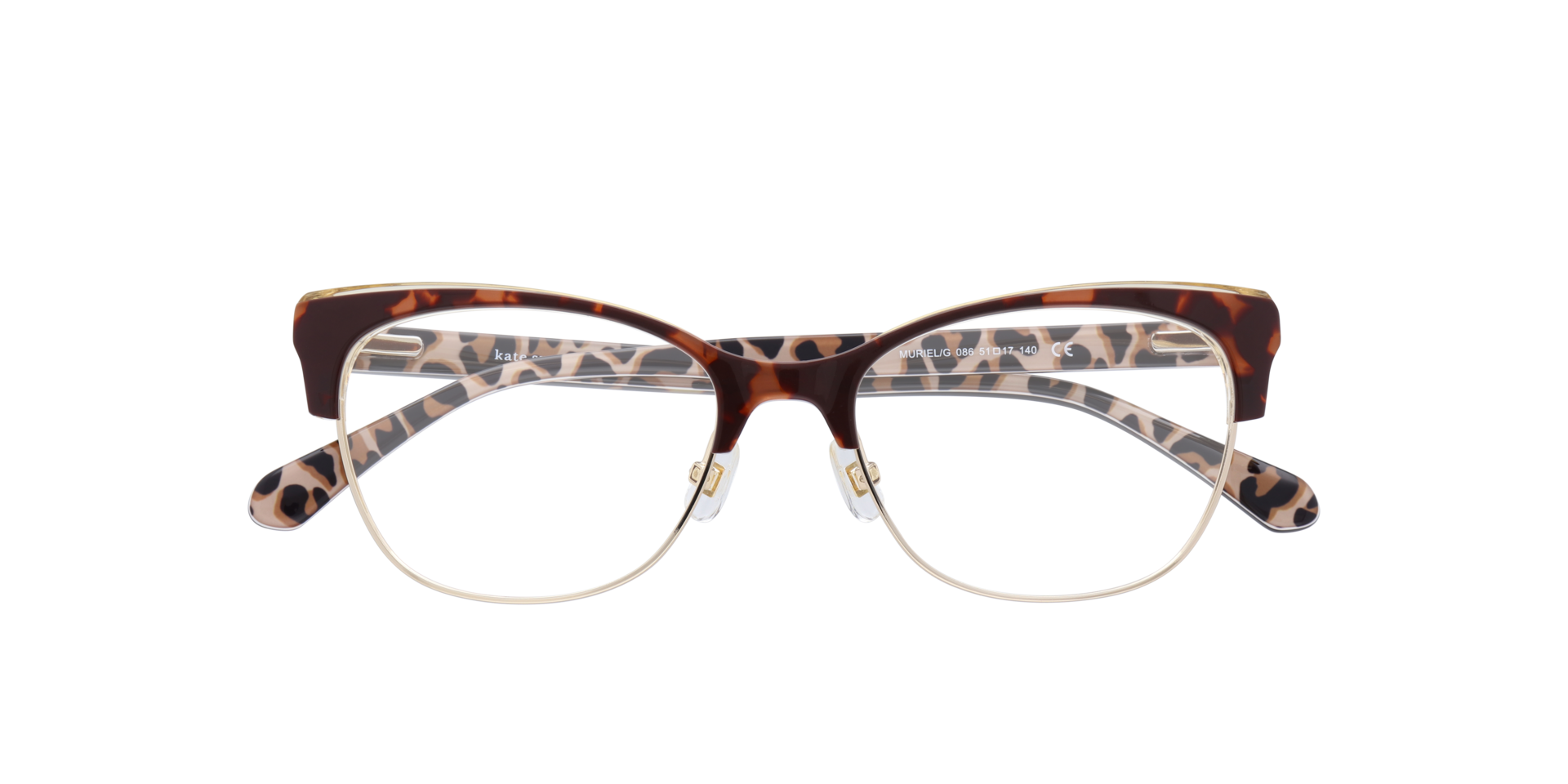Muriel/G Tortoise AcetateEyeglass Frames for Glasses Direct, Closed View