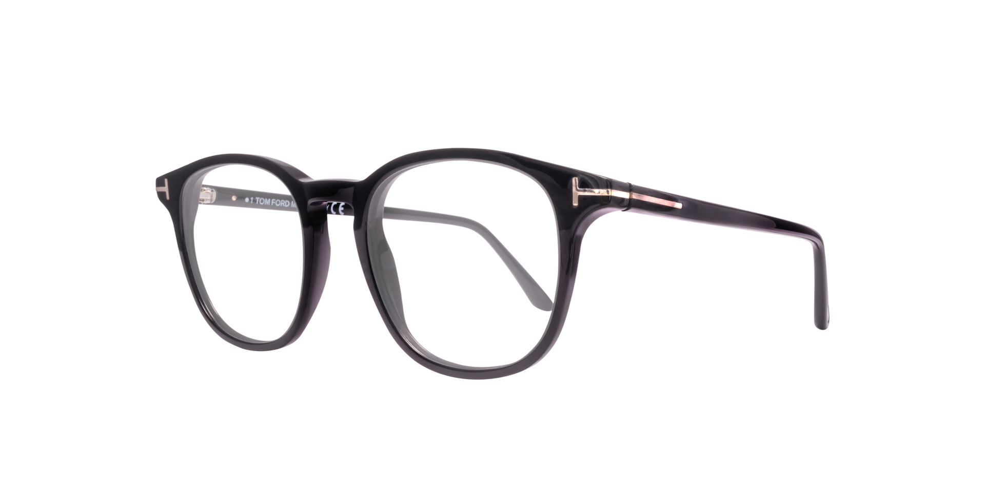 FT5832-B_48001 Black AcetateEyeglass Frames for Glasses Direct, Angle View