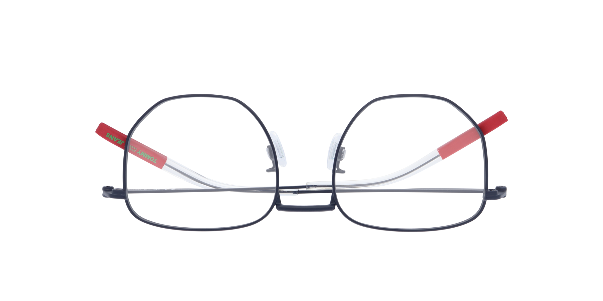TJ 0076 Blue MetalEyeglass Frames for Glasses Direct, Closed View