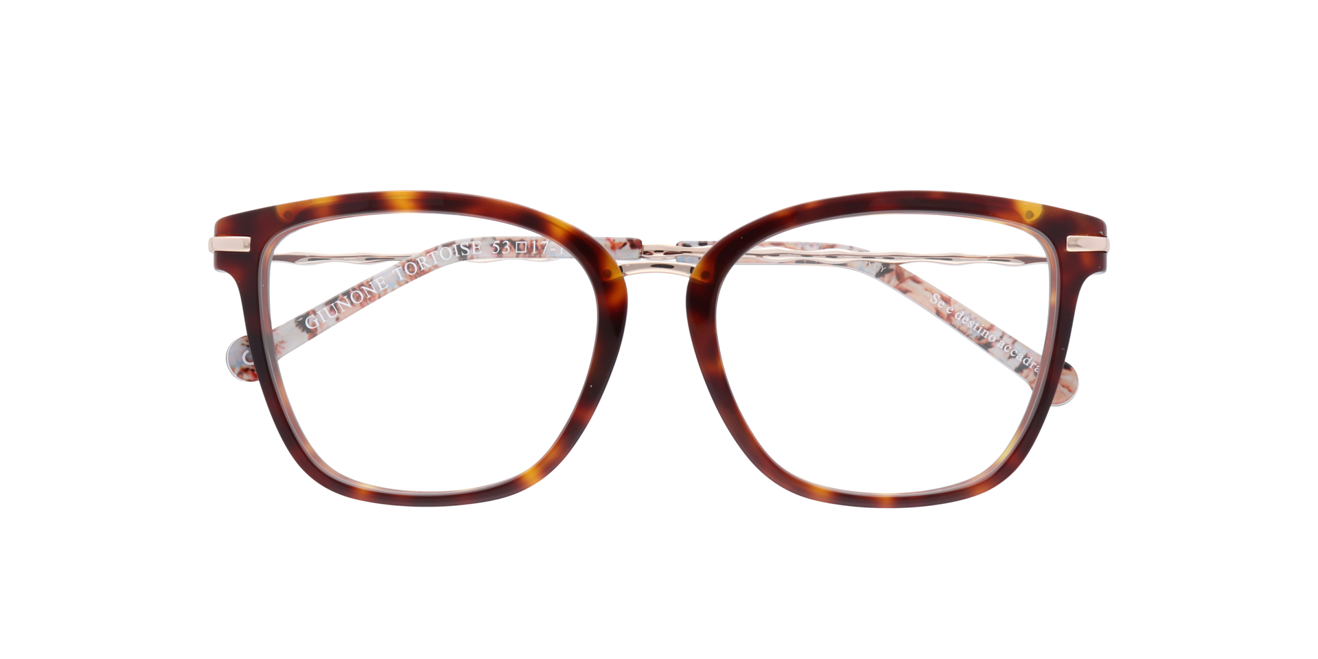 Giunone Tortoise AcetateEyeglass Frames for Glasses Direct, Closed View
