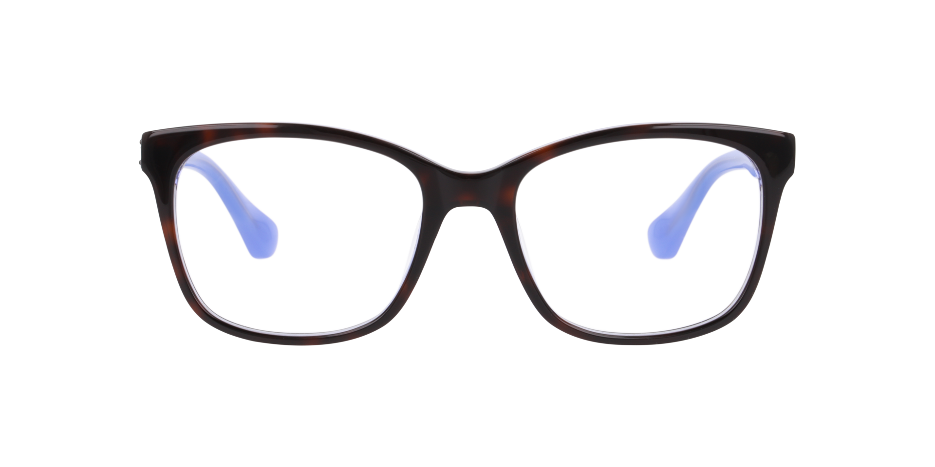 Ks Carolan 2/G Tortoise Blue AcetateEyeglass Frames for Glasses Direct, Front View