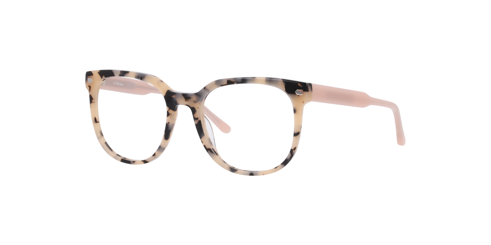 Merlyn Havana Pink AcetateEyeglass Frames for Glasses Direct, Angle View