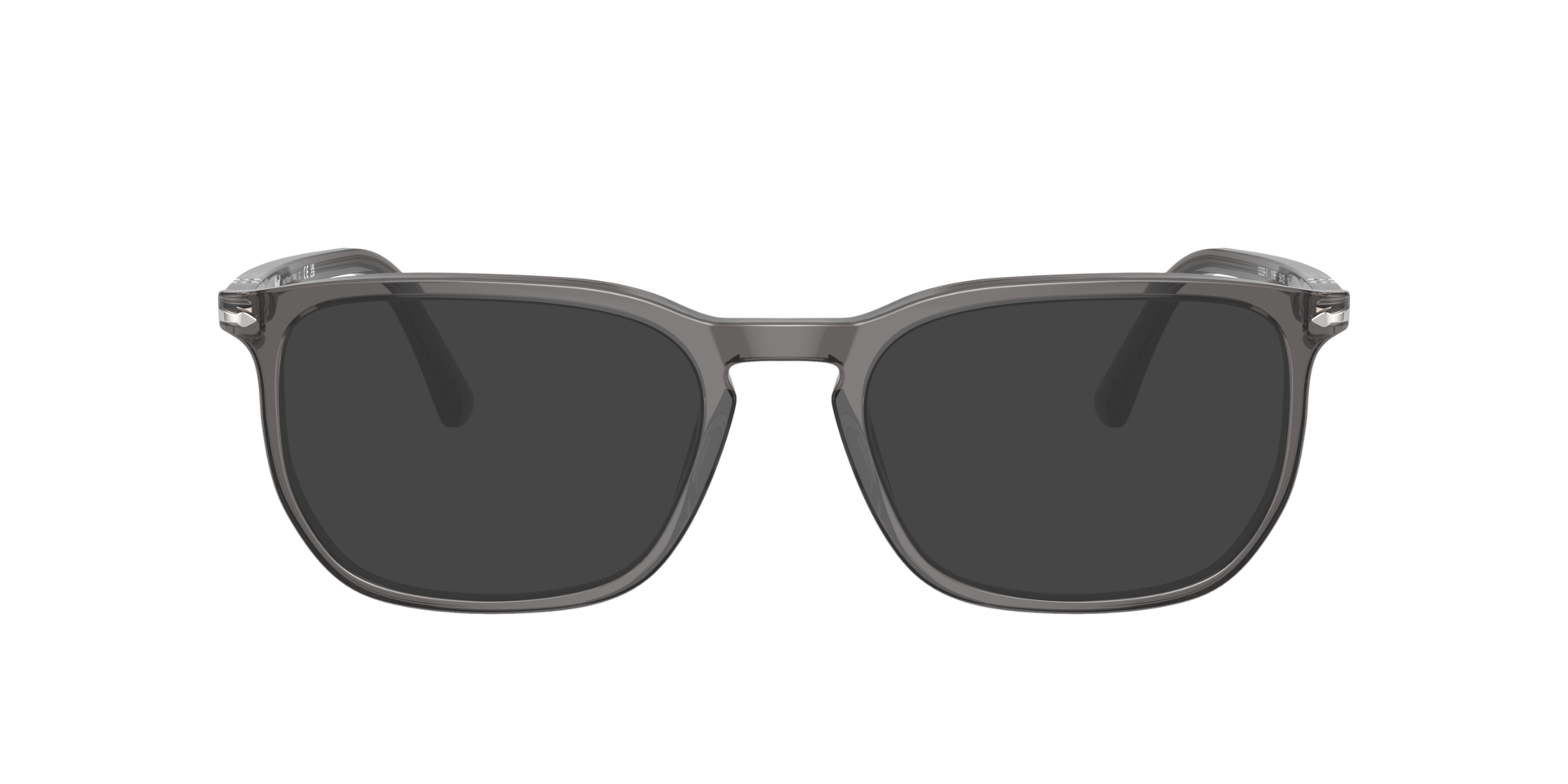 PO3339V Transparent Grey AcetateEyeglass Frames for Glasses Direct, with Tinted Lenses