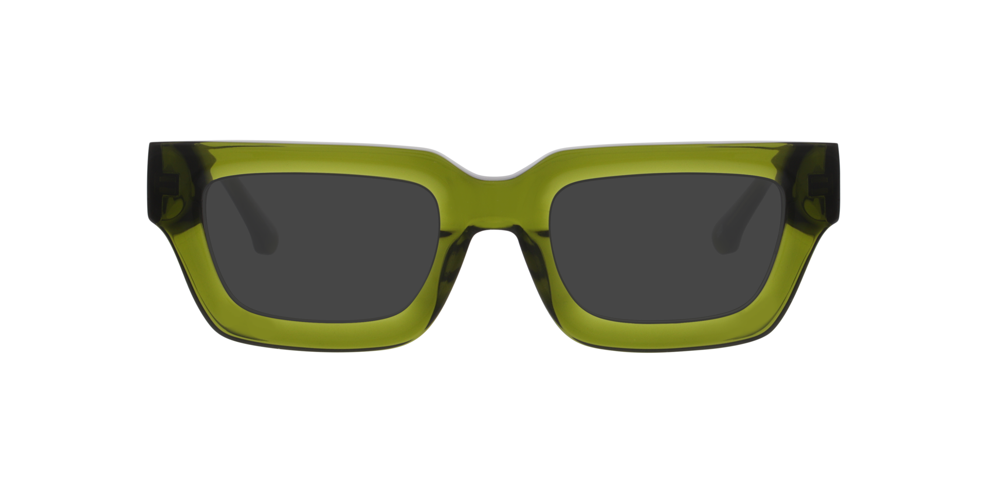 Maeve Transparent Olive AcetateEyeglass Frames for Glasses Direct, with Tinted Lenses