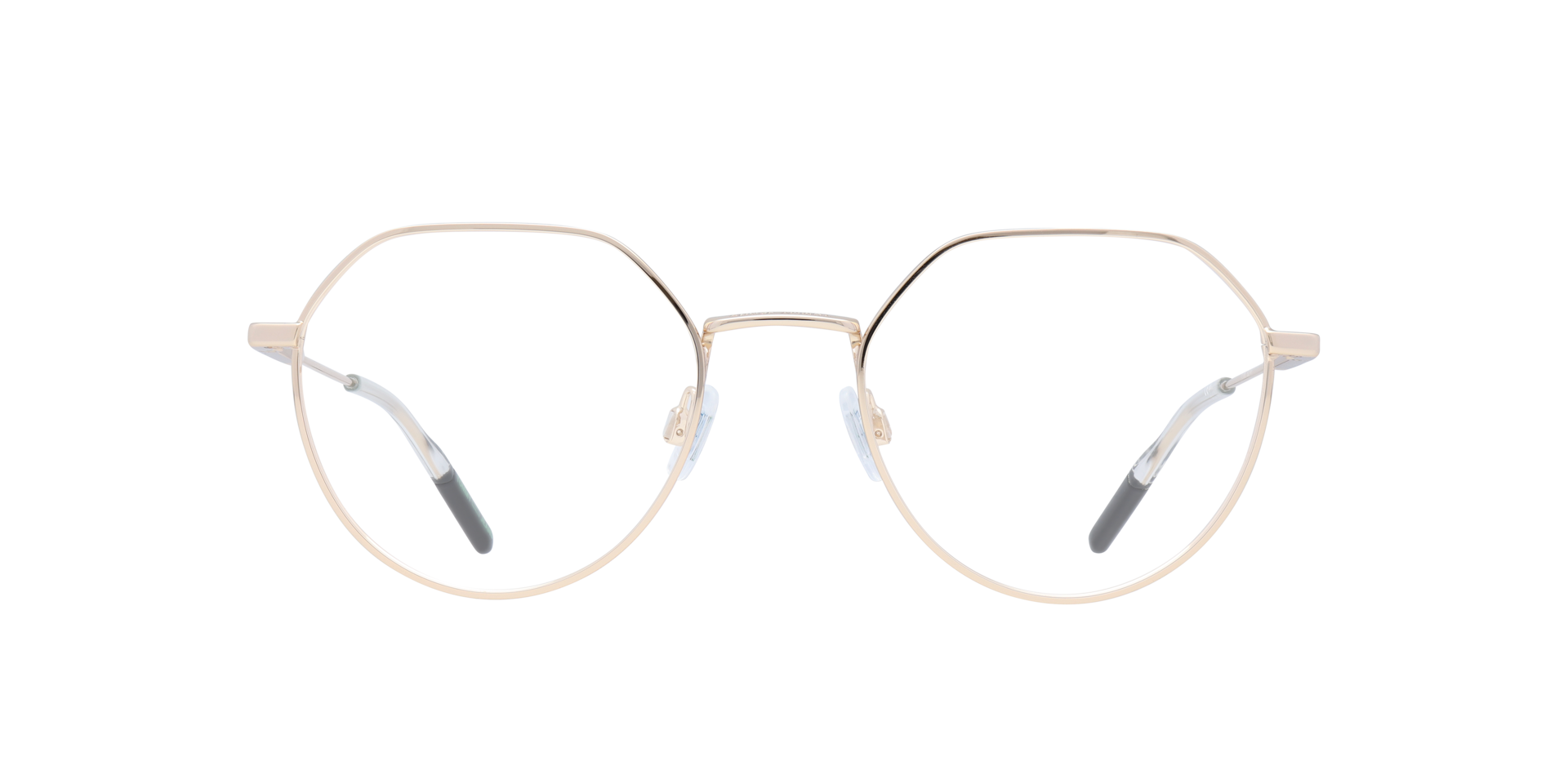 TJ 0090 Gold MetalEyeglass Frames for Glasses Direct, Front View