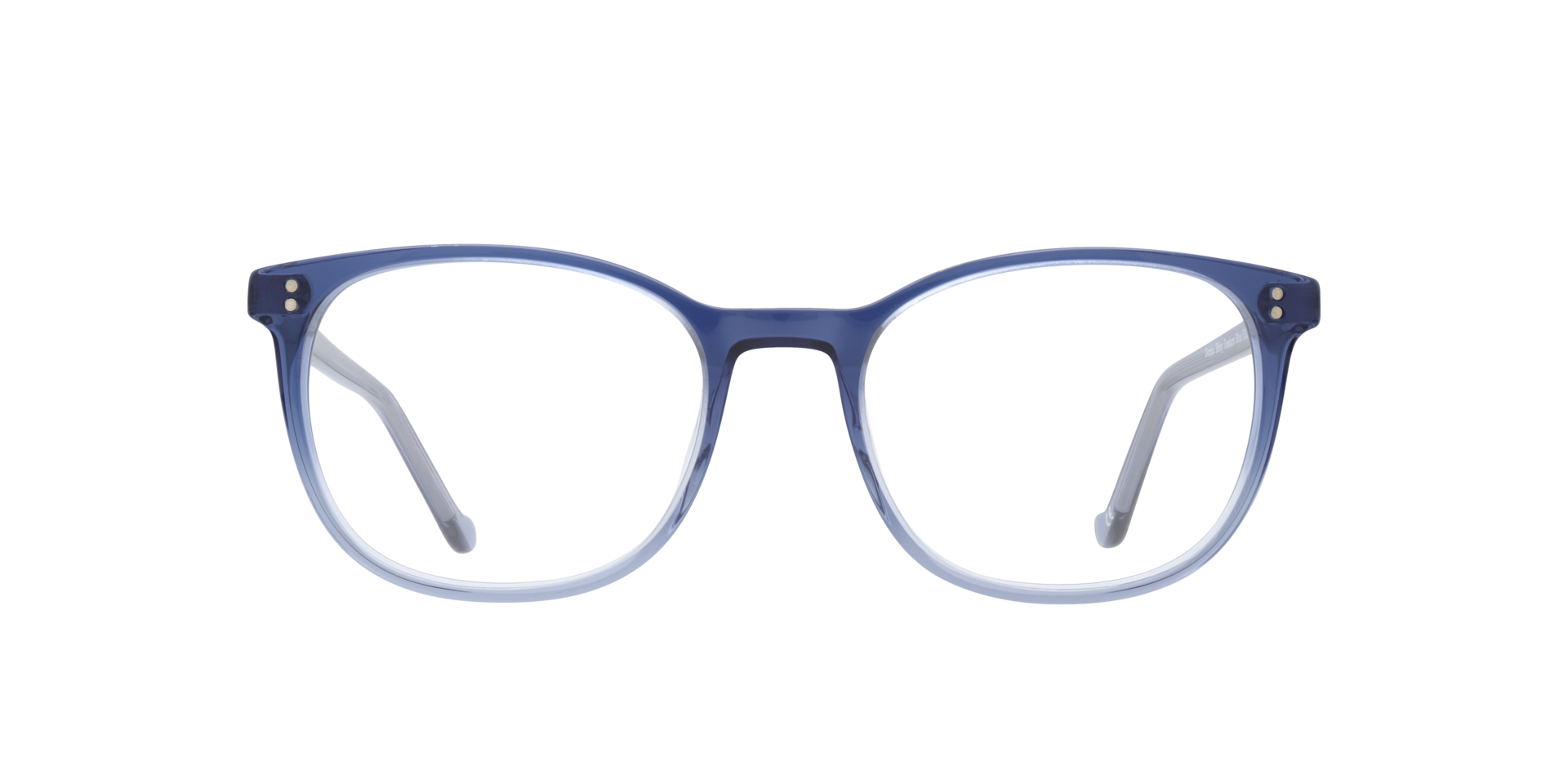 Donnie Shiny Gradient Blue AcetateEyeglass Frames for Glasses Direct, Front View