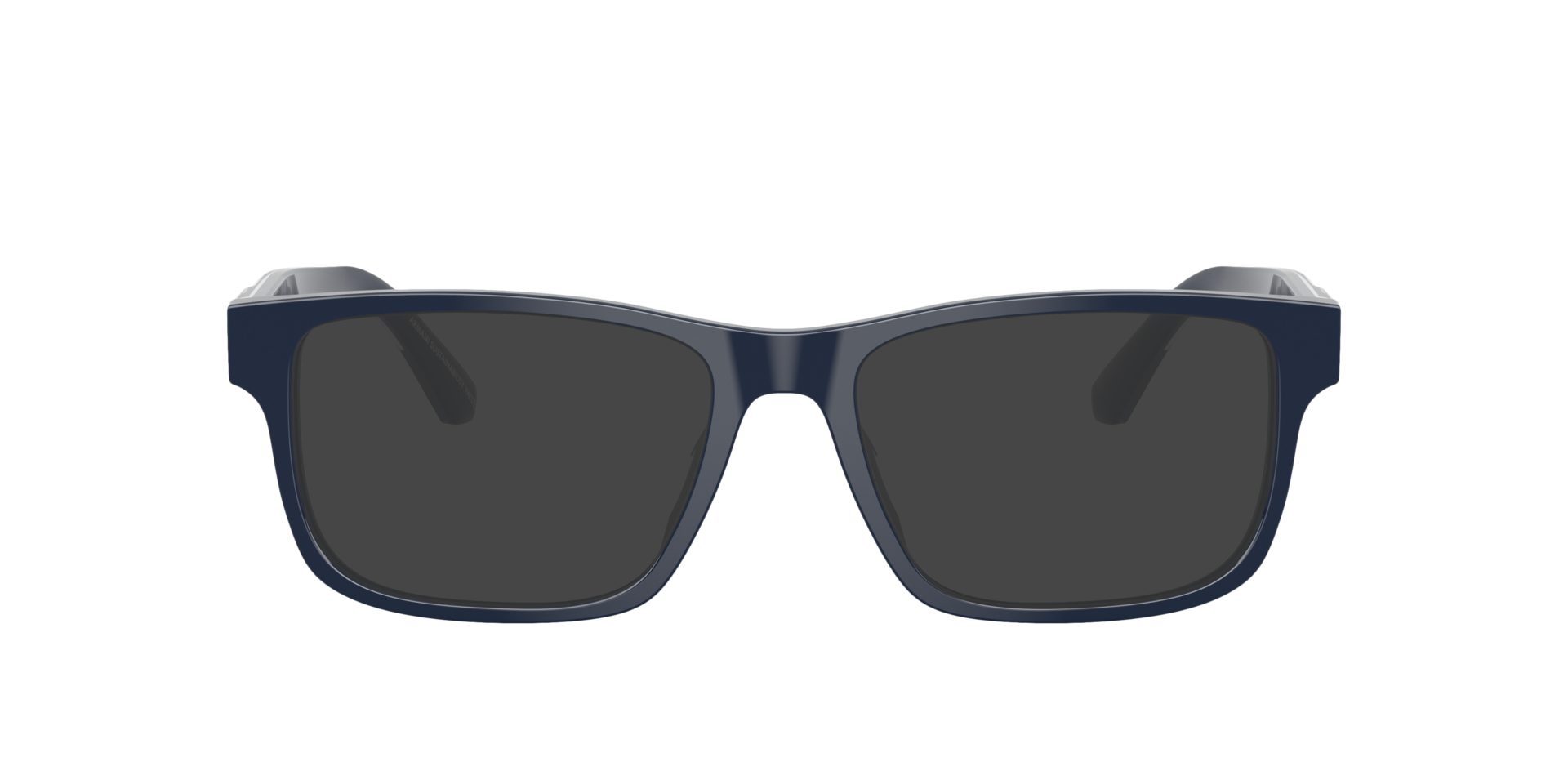 EA3265U Shiny Blue AcetateEyeglass Frames for Glasses Direct, with Tinted Lenses