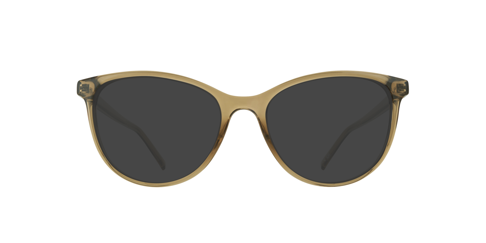 Leyla Shiny Beige PlasticEyeglass Frames for Glasses Direct, with Tinted Lenses
