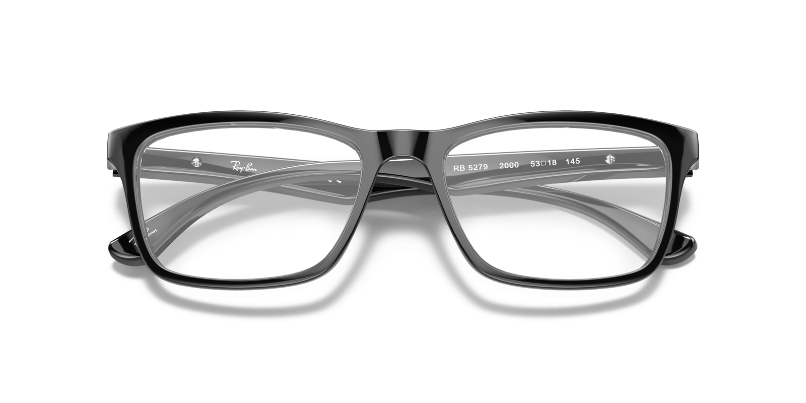 RB5279 Black AcetateEyeglass Frames for Glasses Direct, Closed View