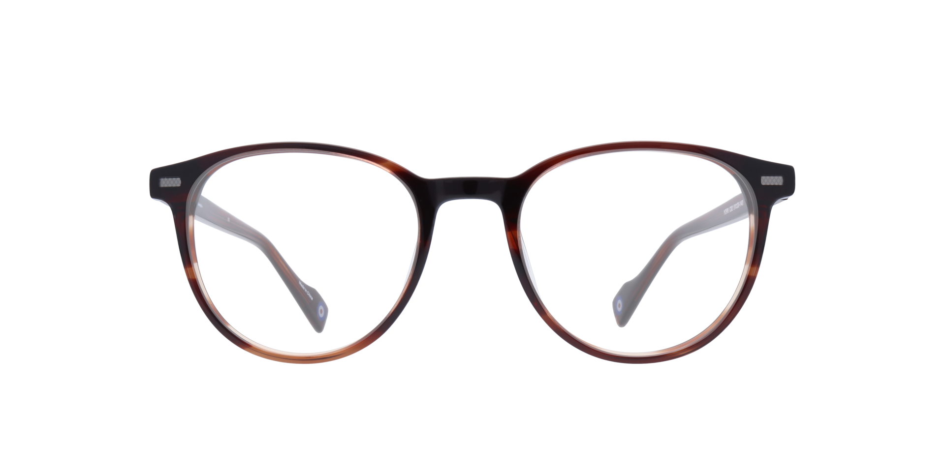 York Brown MetalSunglass Frames for Glasses Direct, Front View