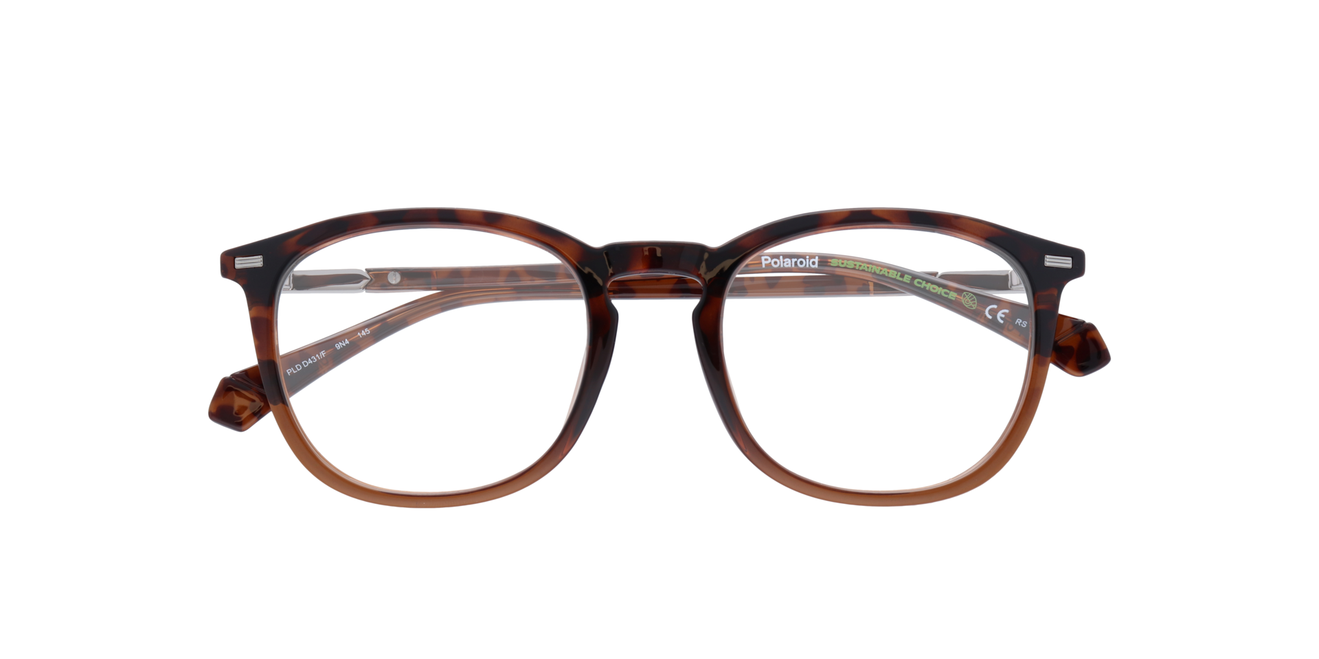 PLD D431/F Tortoise PlasticEyeglass Frames for Glasses Direct, Closed View
